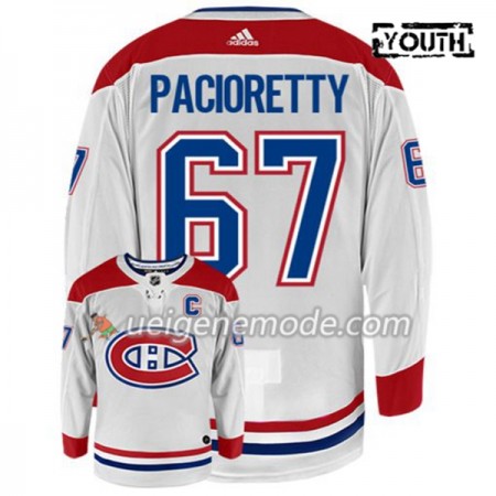 Kinder Eishockey Montreal Canadiens Trikot MAX PACIORETTY MONTREAL 67 Adidas Weiß Authentic